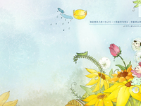 【桌布】2014福音月曆桌布─4月份
