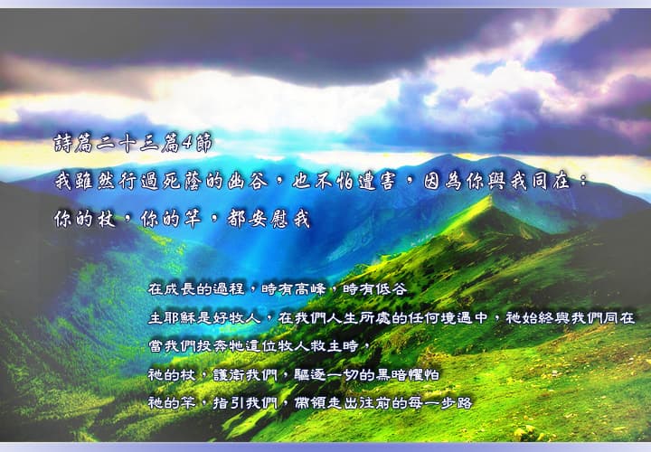 幽谷中的安慰