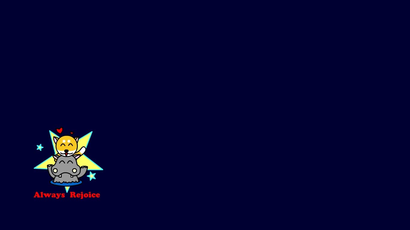 常常喜樂 寬版桌布1366X768