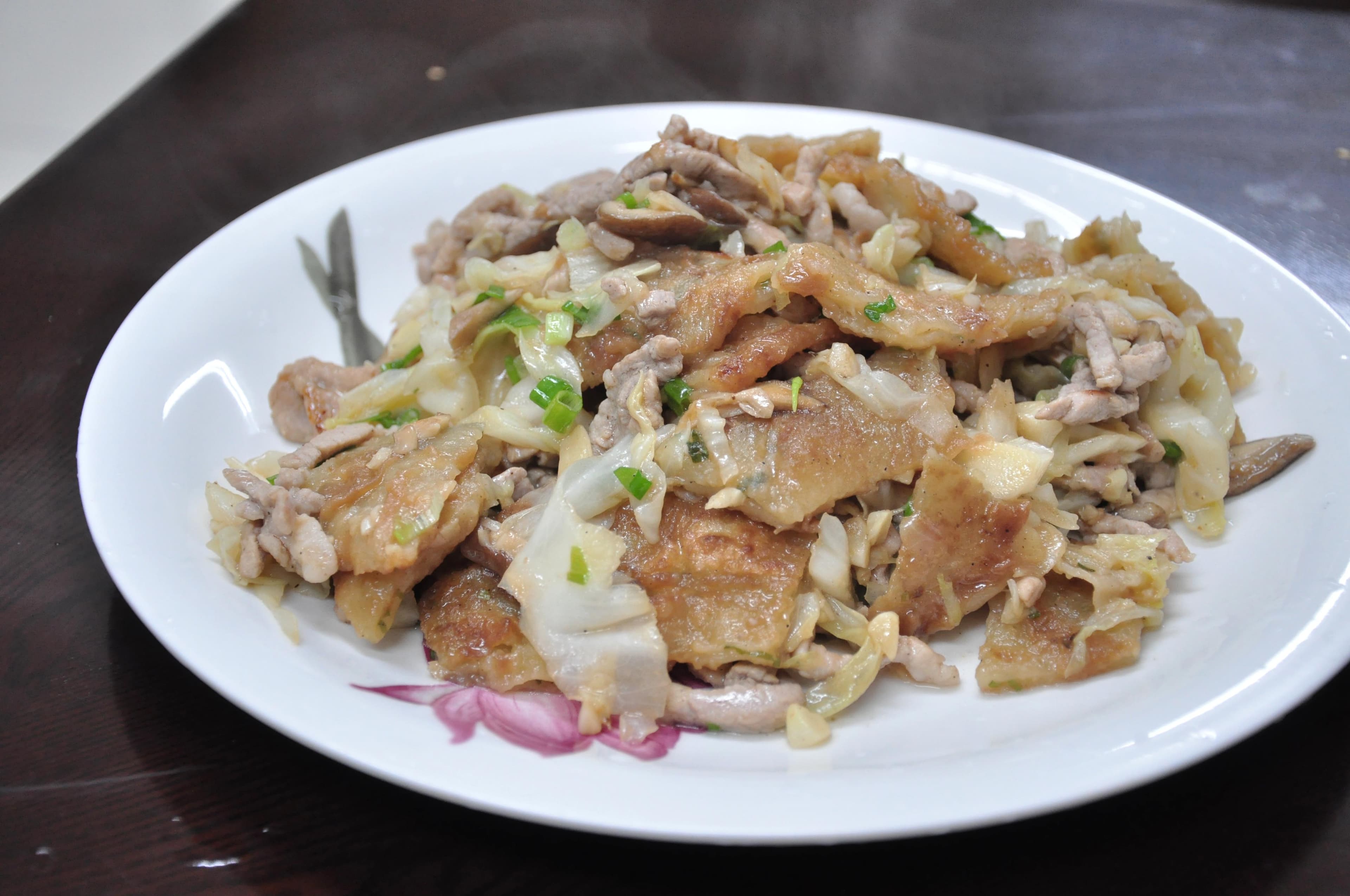 【食譜系列九】－『是主食也是一道菜』的北方炒餅~